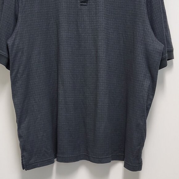 Hudson River Heritage Classics Mens Polo Shirt XL Short Sleeve Crosshatch Stitch - Picture 3 of 13